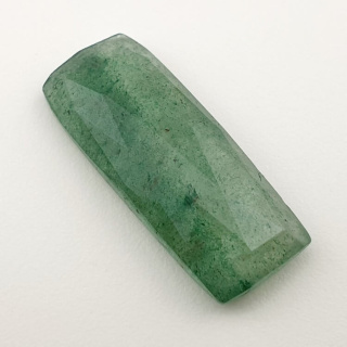 Aventurine quartz faceted cabochon 33x13 mm no 25