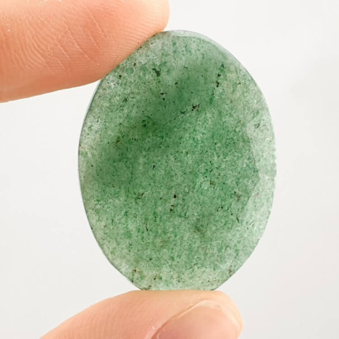 Aventurine quartz faceted cabochon 33x24 mm no 33 Aventurine quartz faceted cabochon 33x24 mm no 33