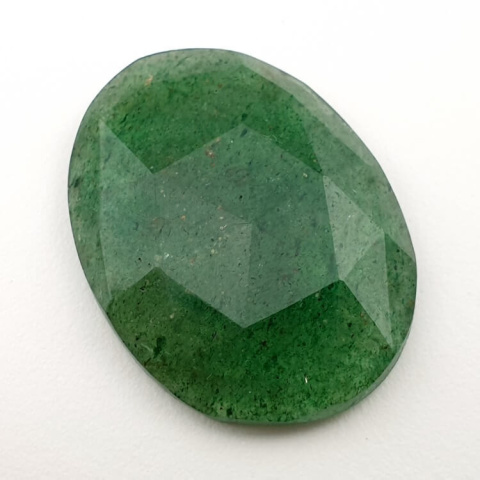 Aventurine quartz faceted cabochon 34x25 mm no 30 Aventurine quartz faceted cabochon 34x25 mm no 30