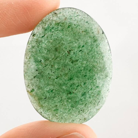 Aventurine quartz faceted cabochon 34x25 mm no 30 Aventurine quartz faceted cabochon 34x25 mm no 30