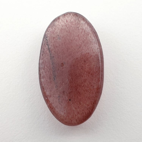 Strawberry quartz faceted cabochon 24x14 mm no 26 Strawberry quartz faceted cabochon 24x14 mm no 26
