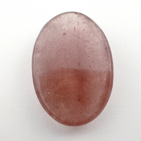 Strawberry quartz faceted cabochon 28x20 mm no 16 Strawberry quartz faceted cabochon 28x20 mm no 16