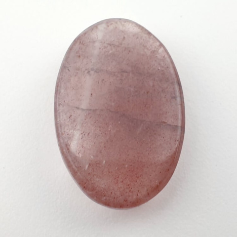 Strawberry quartz faceted cabochon 30x20 mm no 29 Strawberry quartz faceted cabochon 30x20 mm no 29