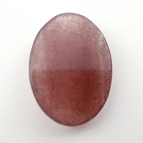 Strawberry quartz faceted cabochon 30x22 mm no 11 Strawberry quartz faceted cabochon 30x22 mm no 11
