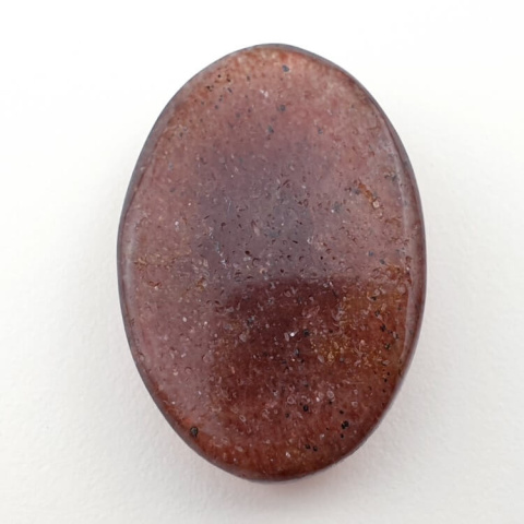 Strawberry quartz faceted cabochon 32x22 mm no 22 Strawberry quartz faceted cabochon 32x22 mm no 22