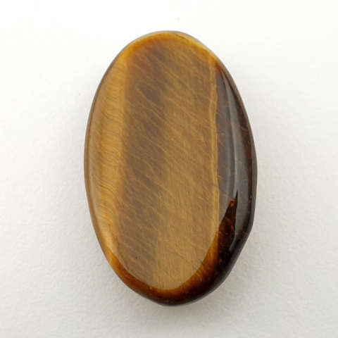 Tiger's eye faceted cabochon 27x16 mm no 14 Tiger's eye faceted cabochon 27x16 mm no 14