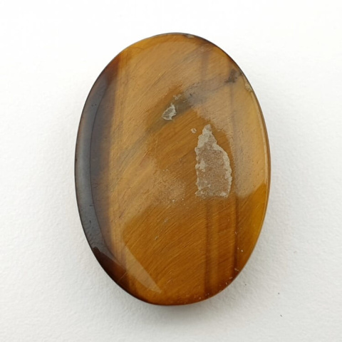Tiger's eye faceted cabochon 27x19 mm no 11 Tiger's eye faceted cabochon 27x19 mm no 11