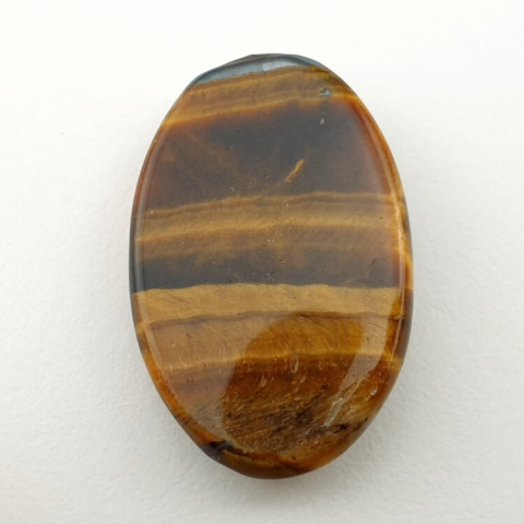 Tiger's eye faceted cabochon 28x19 mm no 30 Tiger's eye faceted cabochon 28x19 mm no 30