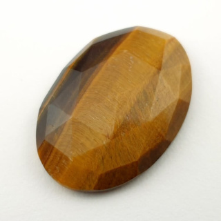 Tiger's eye faceted cabochon 28x20 mm no 29