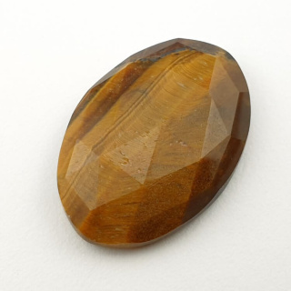 Tiger's eye faceted cabochon 28x20 mm no 31