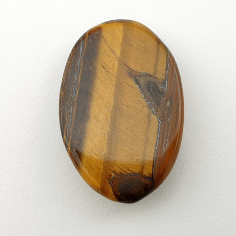 Tiger's eye faceted cabochon 29x19 mm no 6 Tiger's eye faceted cabochon 29x19 mm no 6