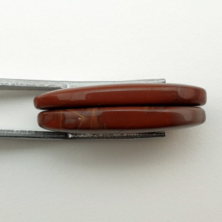 Jasper noreena pair of cabochons with hole 27x15 mm no P291