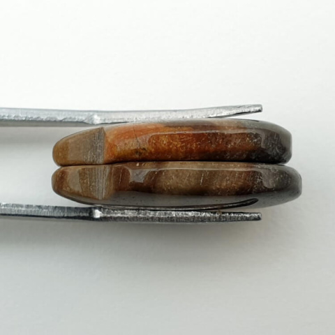 Jaspis polichromowy para kaboszonów z dziurką 23x15 mm nr P180 Jaspis polichromowy para kaboszonów z dziurką 23x15 mm nr P180