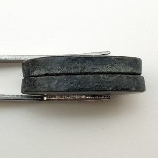 Nuummit pair of 28x15 mm hole cabochons no P300