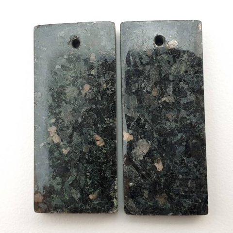 Nuummit pair of cabochons with hole 30x13 mm no P307 Nuummit pair of cabochons with hole 30x13 mm no P307