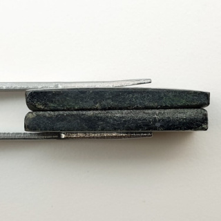 Nuummit pair of cabochons with hole 30x13 mm no P307
