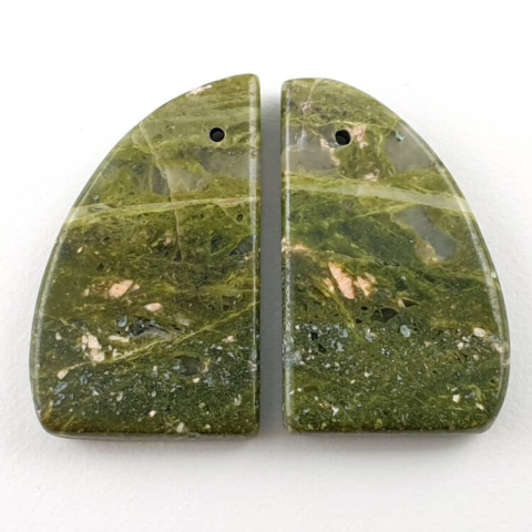 Unakit para kaboszonów z dziurką 25x16 mm nr P145 Unakit para kaboszonów z dziurką 25x16 mm nr P145