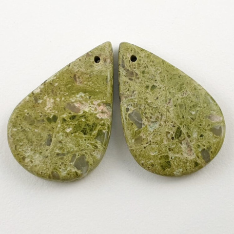 Unakit para kaboszonów z dziurką 28x18 mm nr P148 Unakit para kaboszonów z dziurką 28x18 mm nr P148