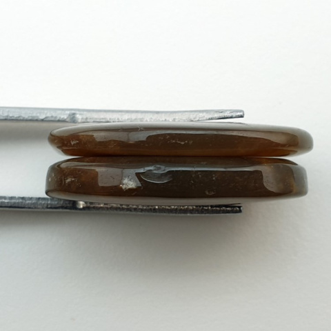 Agate pair of cabochons with hole 24x16 mm no. P501 Agate pair of cabochons with hole 24x16 mm no. P501