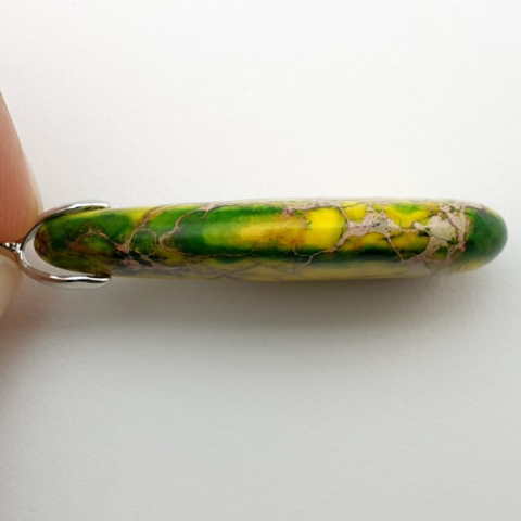 Imperial jasper pendant 35x15 mm no. 104 Imperial jasper pendant 35x15 mm no. 104