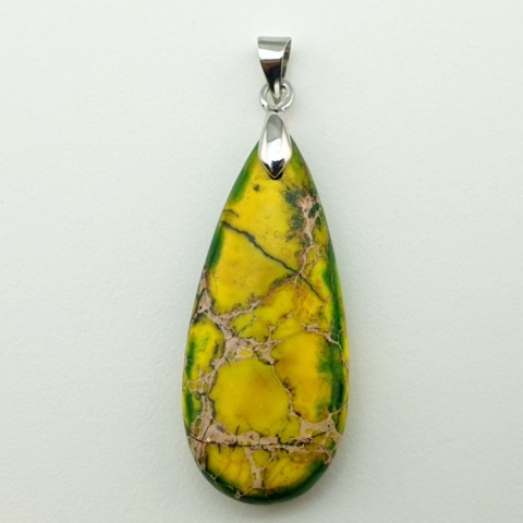 Imperial jasper pendant 35x15 mm no. 104 Imperial jasper pendant 35x15 mm no. 104