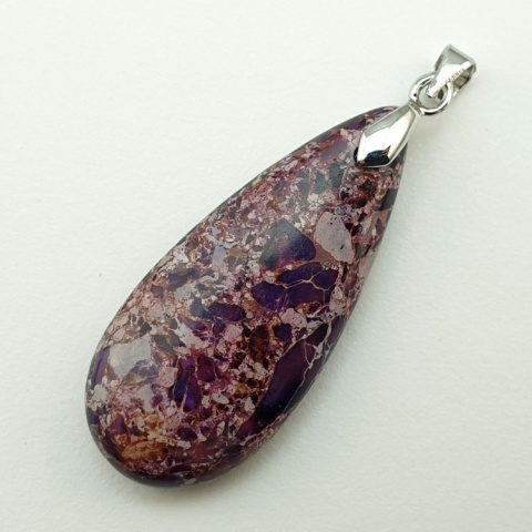 Imperial jasper pendant 35x15 mm no. 120 Imperial jasper pendant 35x15 mm no. 120