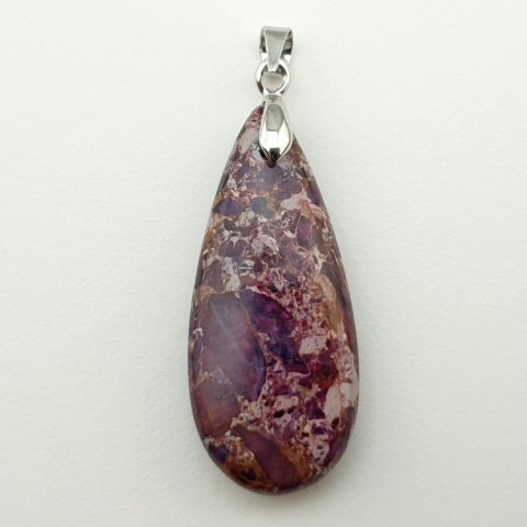 Imperial jasper pendant 35x15 mm no. 120 Imperial jasper pendant 35x15 mm no. 120