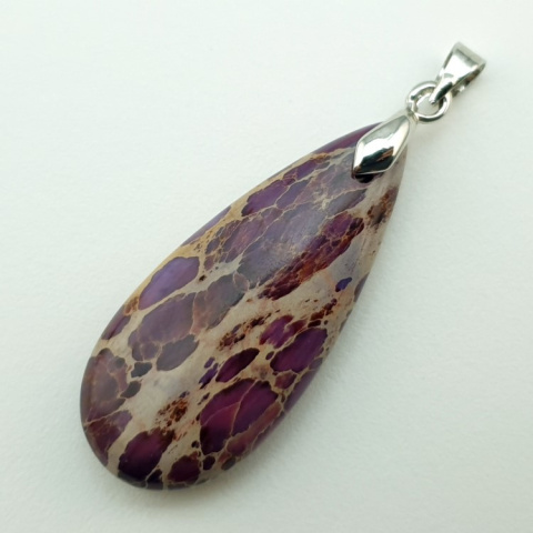 Imperial jasper pendant 35x15 mm no. 121 Imperial jasper pendant 35x15 mm no. 121