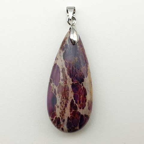 Imperial jasper pendant 35x15 mm no. 121 Imperial jasper pendant 35x15 mm no. 121