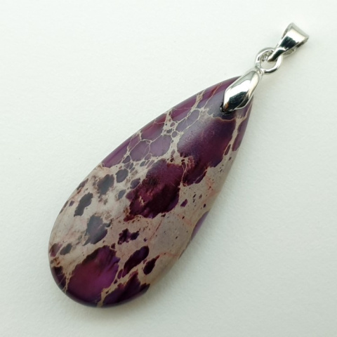 Imperial jasper pendant 35x15 mm no. 123 Imperial jasper pendant 35x15 mm no. 123