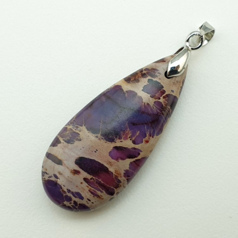 Imperial jasper pendant 35x15 mm no. 124 Imperial jasper pendant 35x15 mm no. 124