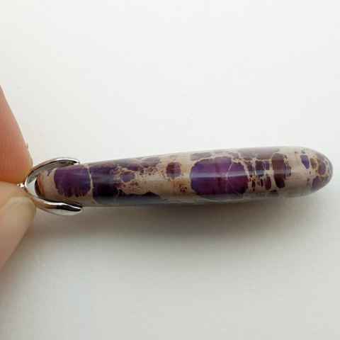 Imperial jasper pendant 35x15 mm no. 124 Imperial jasper pendant 35x15 mm no. 124