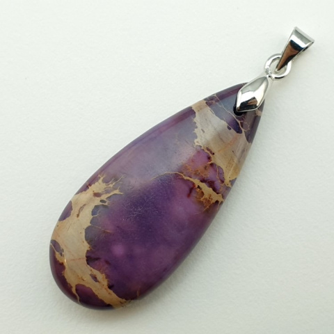 Imperial jasper pendant 35x15 mm no. 126 Imperial jasper pendant 35x15 mm no. 126