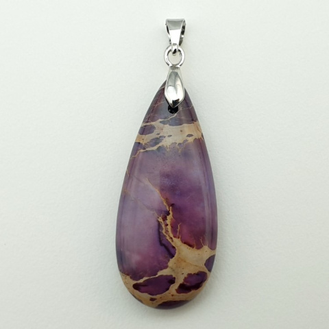 Imperial jasper pendant 35x15 mm no. 126 Imperial jasper pendant 35x15 mm no. 126
