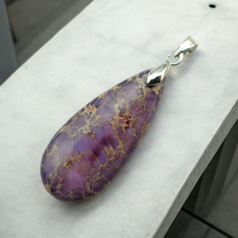 Imperial jasper pendant 35x15 mm no. 127 Imperial jasper pendant 35x15 mm no. 127