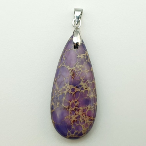 Imperial jasper pendant 35x15 mm no. 127 Imperial jasper pendant 35x15 mm no. 127