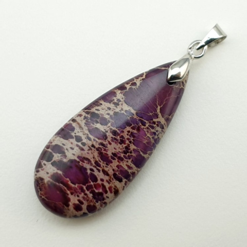 Imperial jasper pendant 35x15 mm no 129 Imperial jasper pendant 35x15 mm no 129