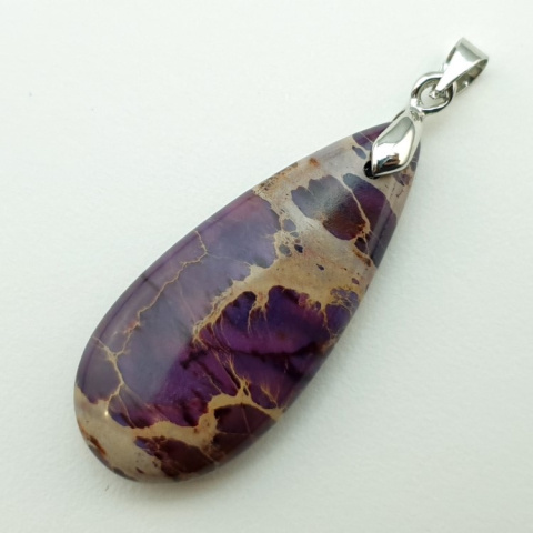 Imperial jasper pendant 35x15 mm no. 131 Imperial jasper pendant 35x15 mm no. 131
