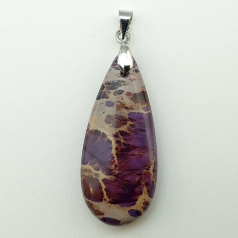 Imperial jasper pendant 35x15 mm no. 131 Imperial jasper pendant 35x15 mm no. 131