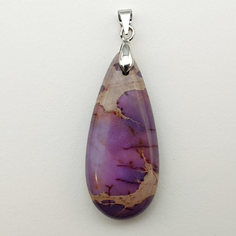 Imperial jasper pendant 35x15 mm no. 132 Imperial jasper pendant 35x15 mm no. 132