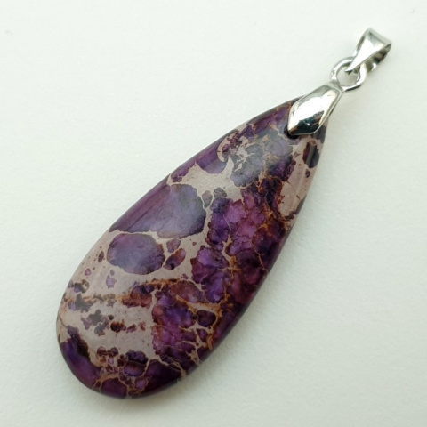 Imperial jasper pendant 35x15 mm no 136 Imperial jasper pendant 35x15 mm no 136