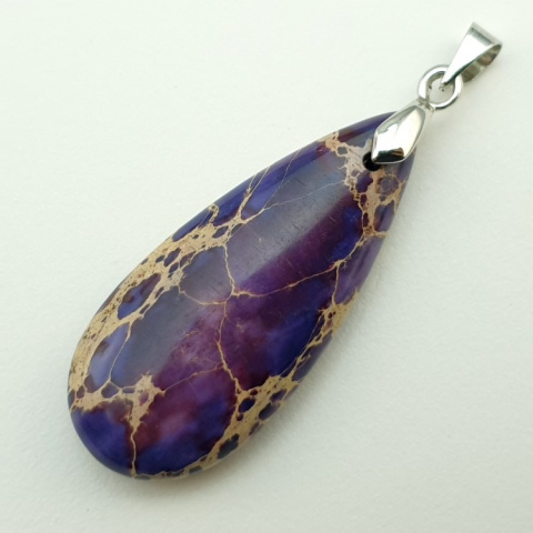 Imperial jasper pendant 35x15 mm no 137 Imperial jasper pendant 35x15 mm no 137