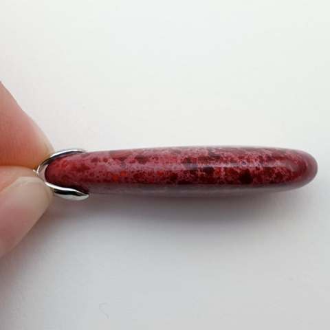 Imperial jasper pendant 35x15 mm no. 75