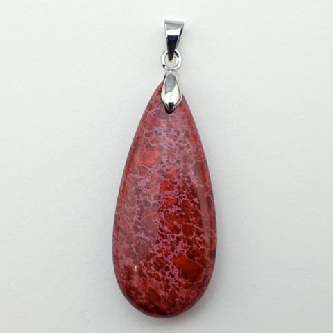 Imperial jasper pendant 35x15 mm no. 75