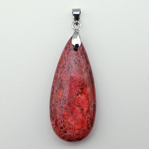 Imperial jasper pendant 35x15 mm no 77 Imperial jasper pendant 35x15 mm no 77