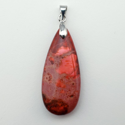 Imperial jasper pendant 35x15 mm no 78 Imperial jasper pendant 35x15 mm no 78