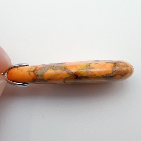 Imperial jasper pendant 35x15 mm no 81 Imperial jasper pendant 35x15 mm no 81