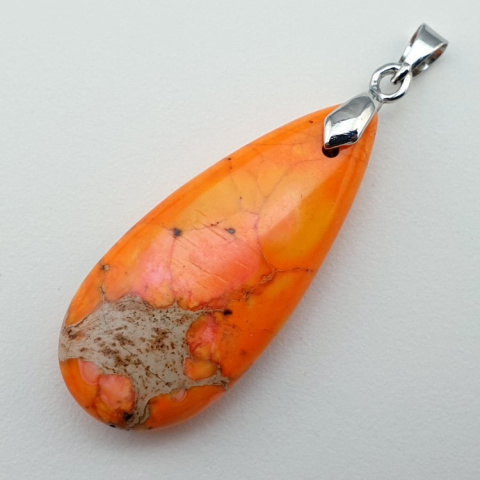 Imperial jasper pendant 35x15 mm no 94 Imperial jasper pendant 35x15 mm no 94