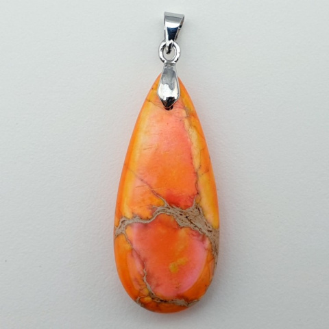 Imperial jasper pendant 35x15 mm no 94 Imperial jasper pendant 35x15 mm no 94