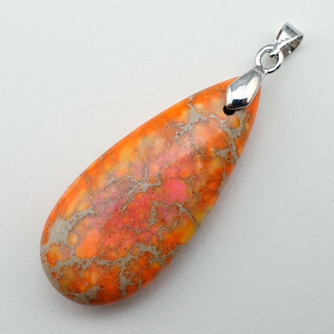 Imperial jasper pendant 35x15 mm no 98 Imperial jasper pendant 35x15 mm no 98